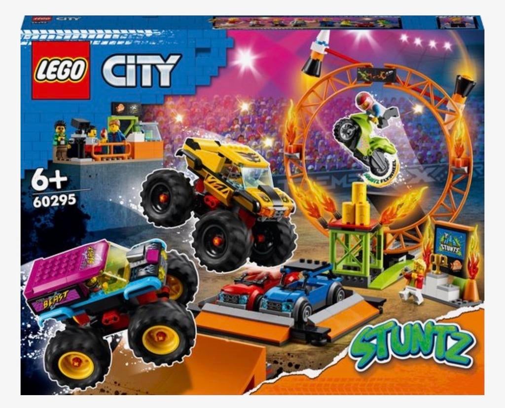 LEGO City Stuntshow Arena 60295, Ophalen of Verzenden, Gebruikt, Complete set, Lego