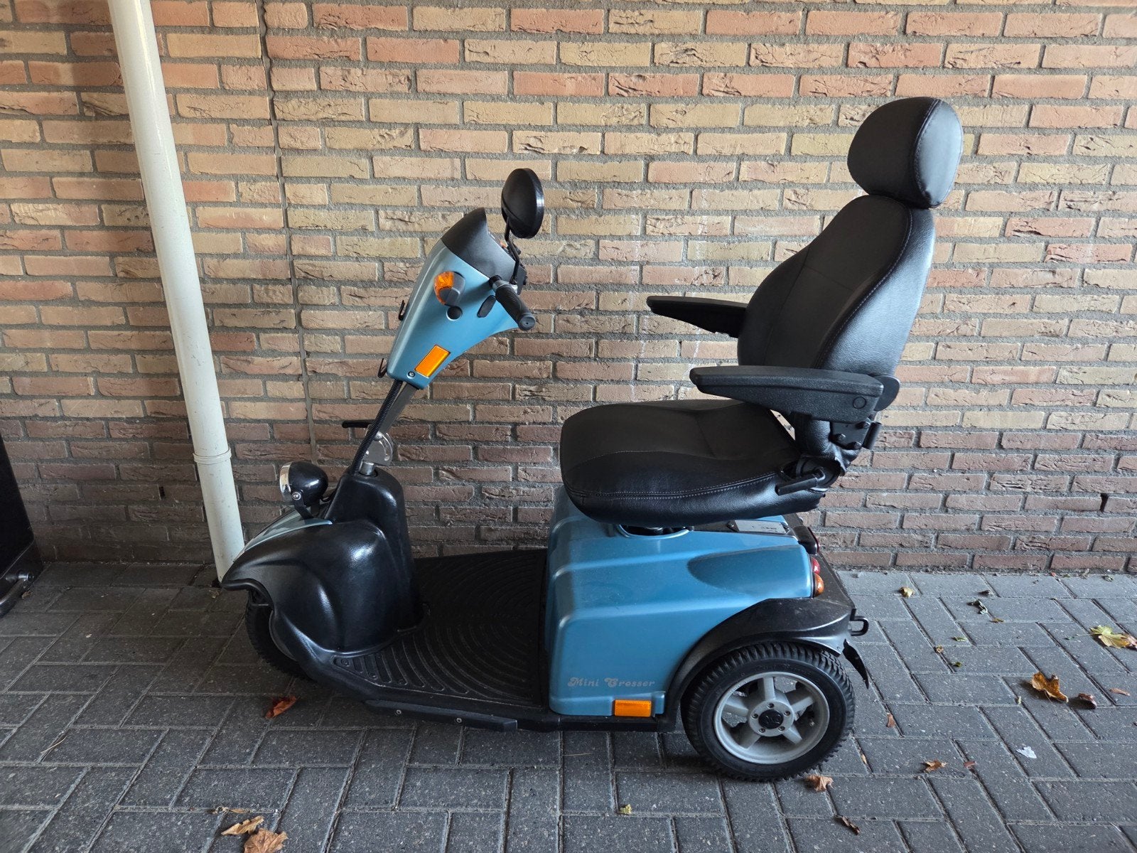 Mini crosser scootmobiel, Ophalen