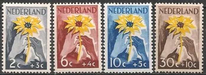 NIWIN serie 538 - 541 XX. ADV. no.40 M., Verzenden, Na 1940