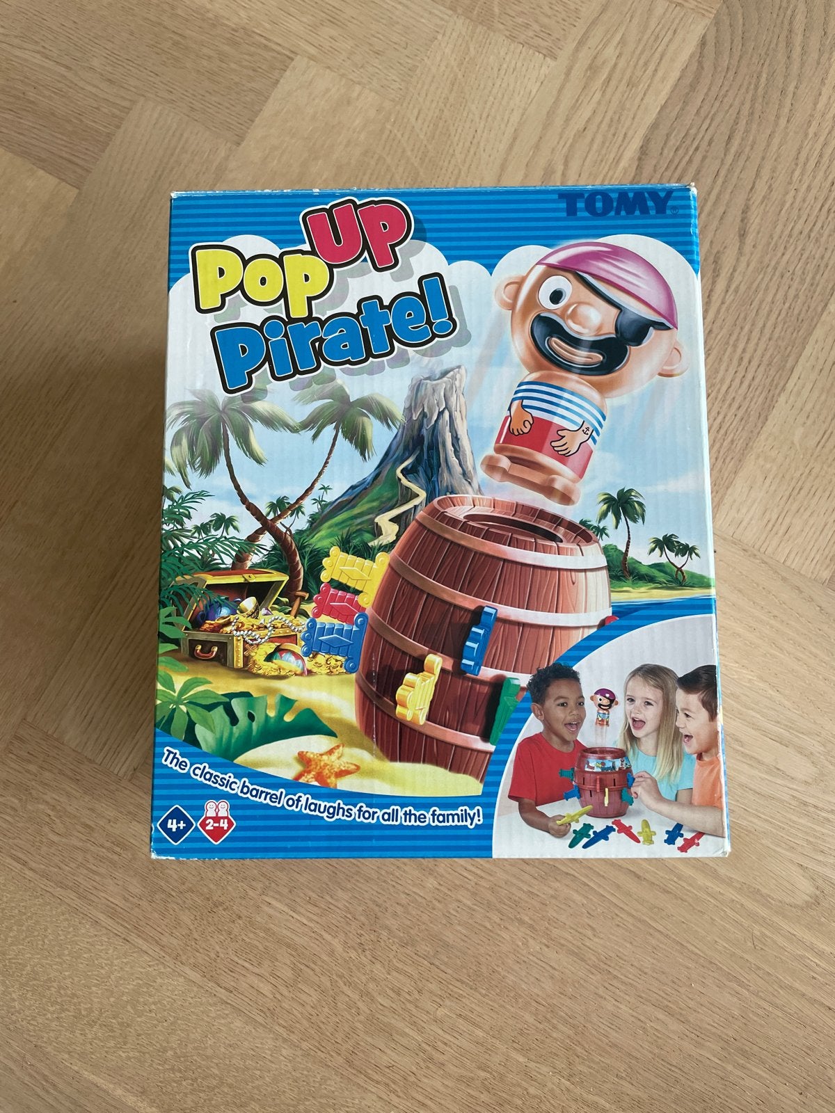 Pop Up Piraat spel van Tomy, Drie of vier spelers, Ophalen of Verzenden, Gebruikt