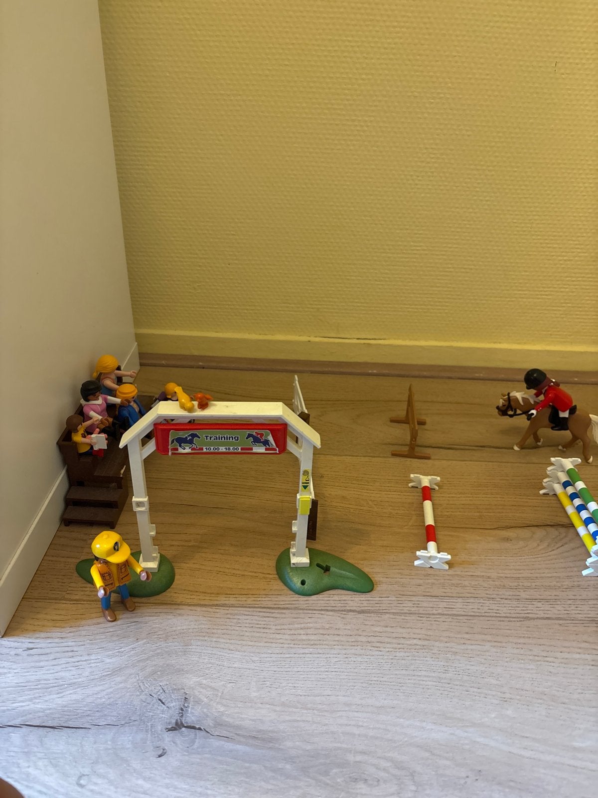 Playmobil Paardrijden Set met Figuren en Hindernissen, Ophalen of Verzenden, Gebruikt, Jongen of Meisje