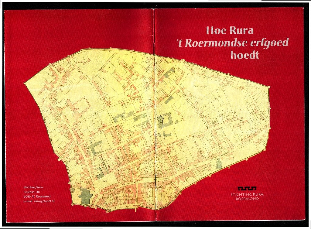 boekje Hoe Rura 't Roermondse erfgoed hoedt (BW 22), Ophalen of Verzenden, Gelezen