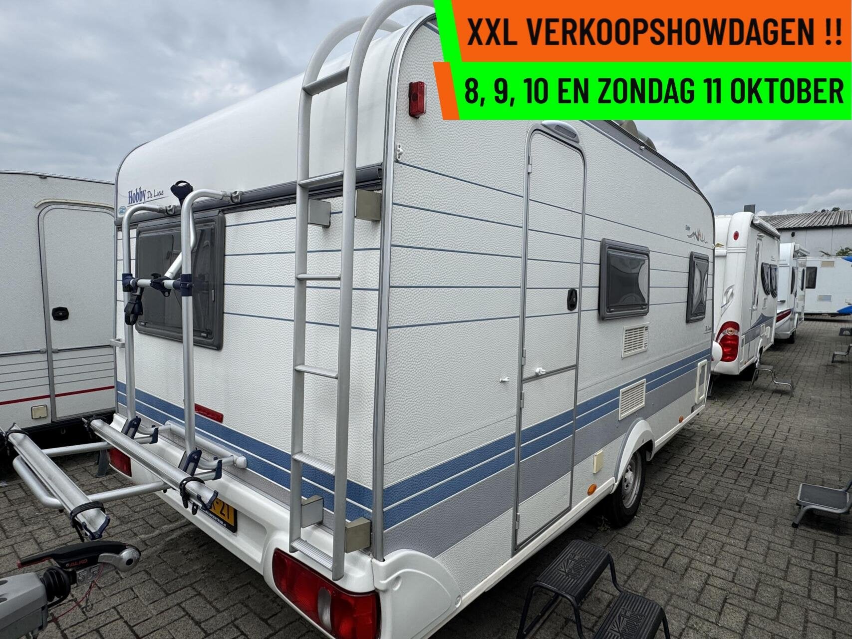 Hobby 440 DE LUXE, FRANSBED, TREINZIT, FIETSENDRAGER, Hobby, Bedrijf, 6 tot 7 meter, Douche