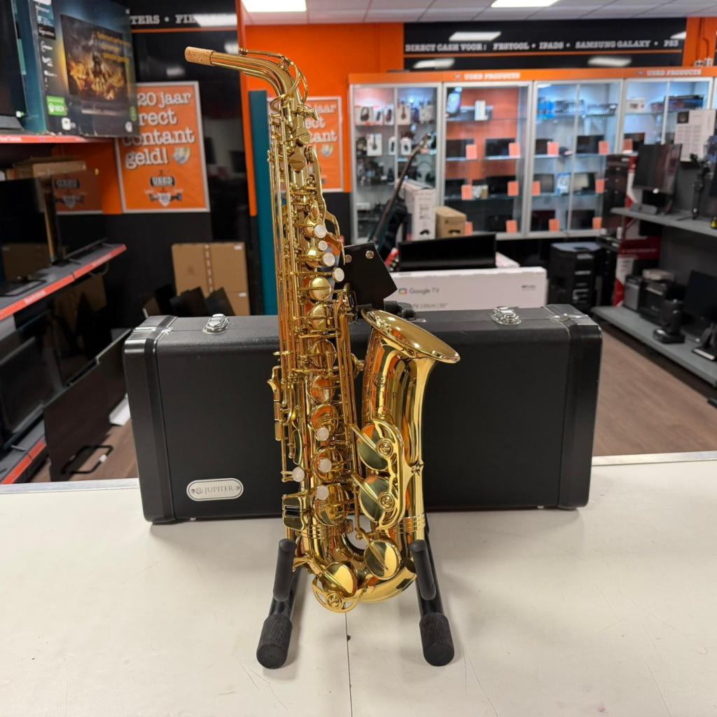 Jupiter JAS-500 Alt Saxofoon | Nette staat, Flex Ltd., Zo goed als nieuw, https://flex.com/contact-us, Nobelstraat 10, 5807 GA Oostrum LB, Limburg, Nederland