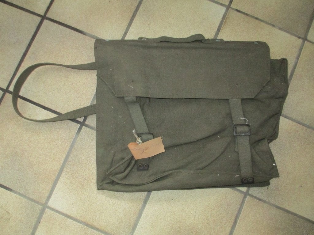 Canvas tas facteur NL leger, Verzamelen, Militaria | Algemeen, Ophalen of Verzenden, Landmacht, Nederland, Overige typen