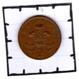 Munt Groot-Brittannië 2 pence 1990., Verzenden, Overige landen, Losse munt