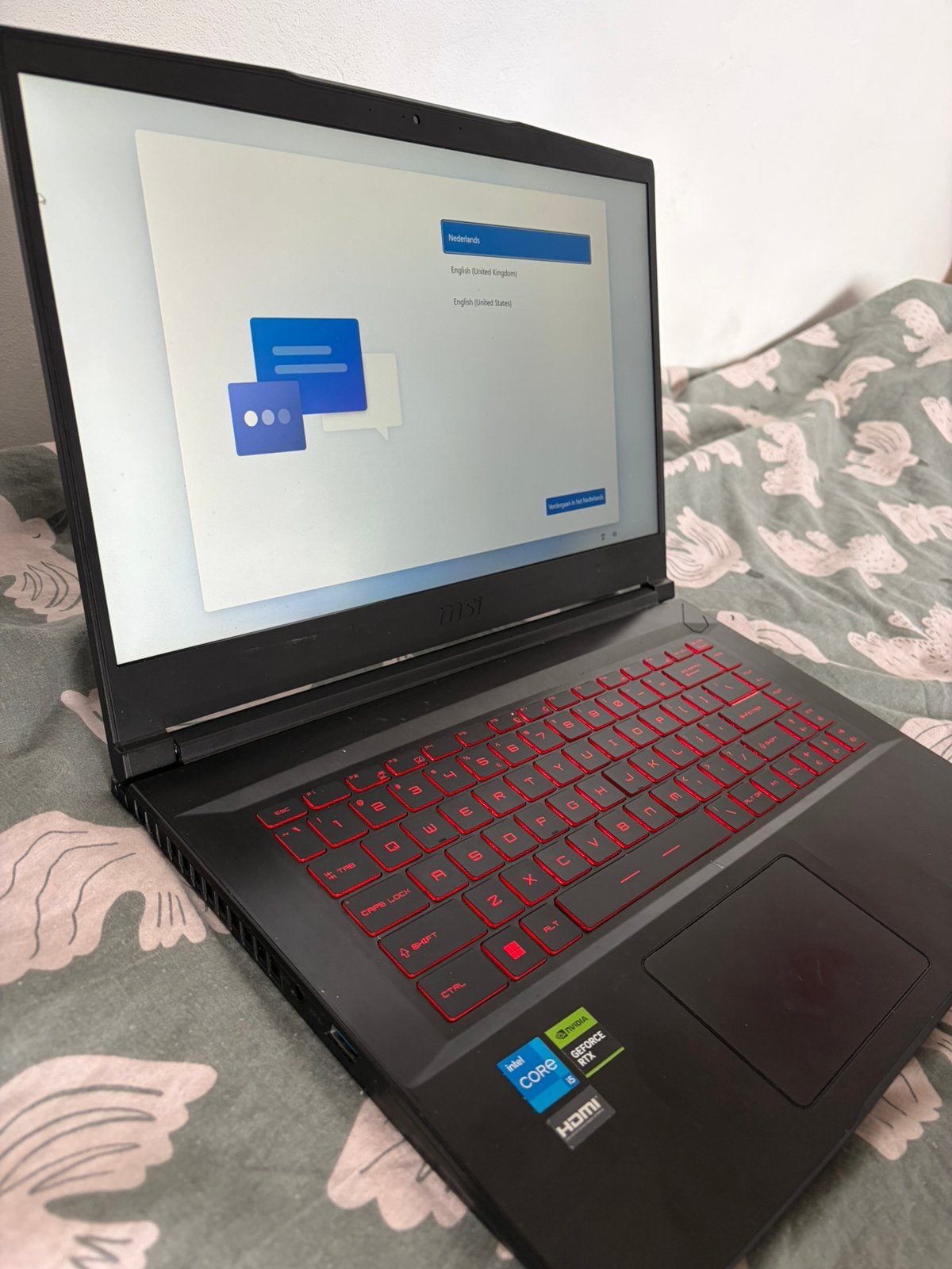 MSI Thin GF63 Gaming Laptop RTX 3050 – i5 – 16GB RAM – 144Hz, Computers en Software, Gebruikt, Met videokaart, Ophalen of Verzenden
