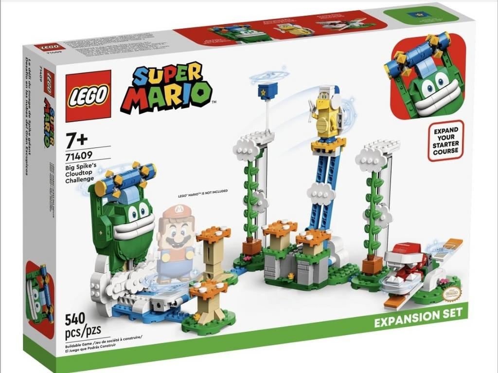 Lego Super Mario 71409 Big Spike's Cloudtop Challenge, Lego, Nieuw, Ophalen of Verzenden, Ongeopend/sealed