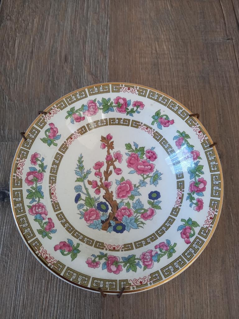 Prachtig Iers wandbordje ‘Famel Rose’, Ophalen