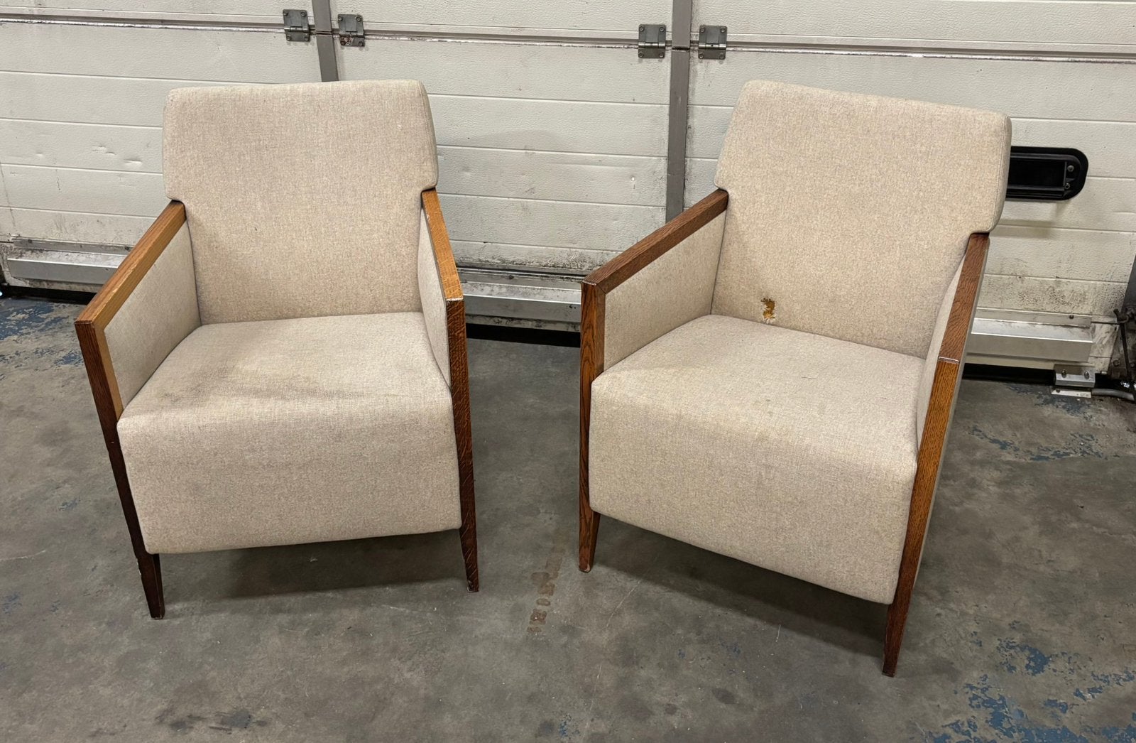 MOROSO Steel design fauteuils (2), Huis en Inrichting, Fauteuils, Gebruikt, Stof, 75 tot 100 cm, Ophalen of Verzenden