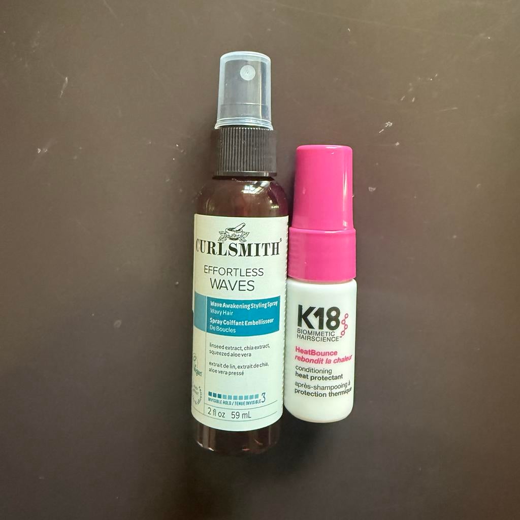 Curlsmith Effortless Waves & K18 Heat Bounce, Ophalen of Verzenden, Zo goed als nieuw, Haarverzorger of -hersteller