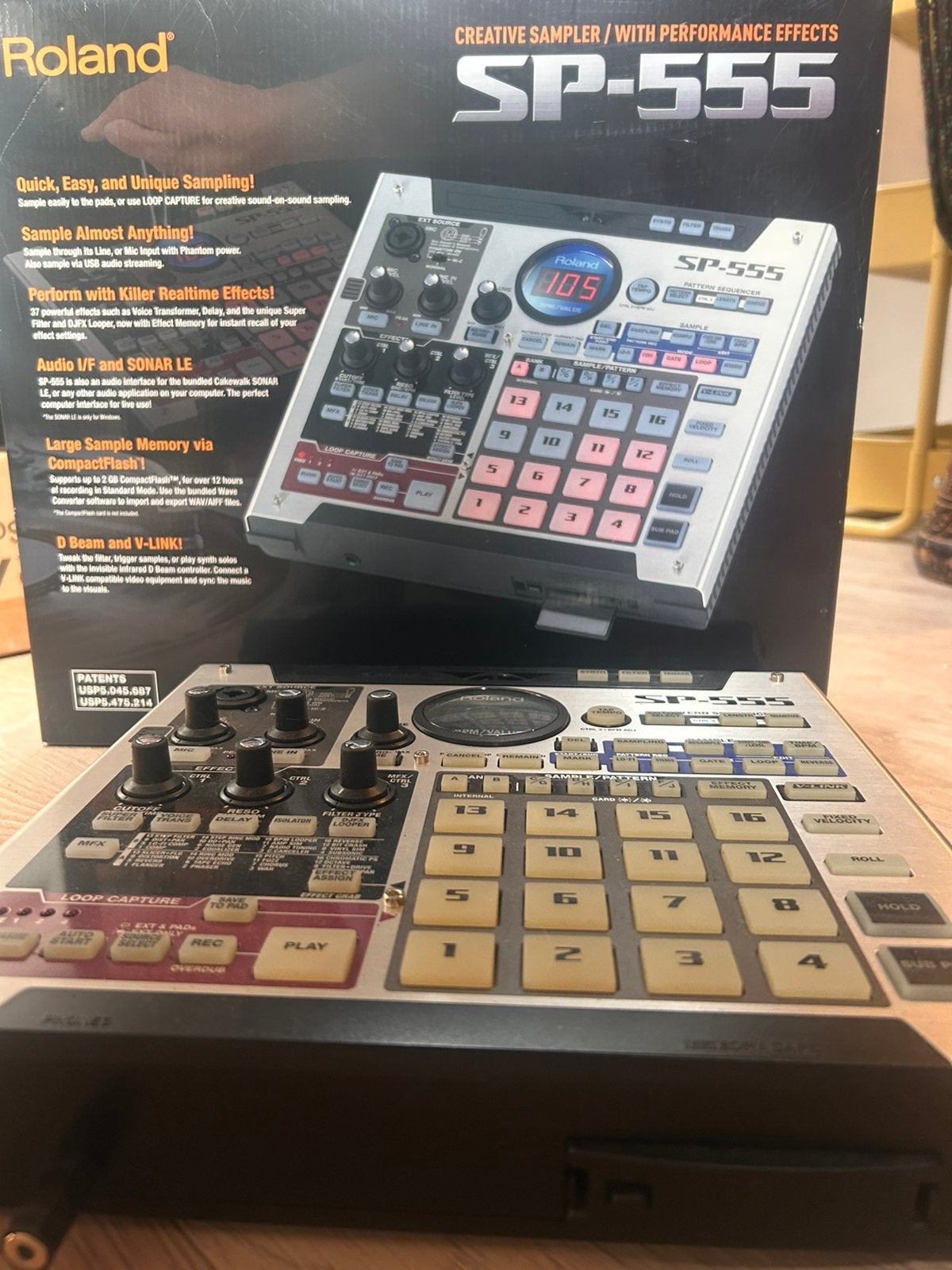 Roland Sp-555, Muziek en Instrumenten, Ophalen of Verzenden, Zo goed als nieuw, Overige aantallen, Roland