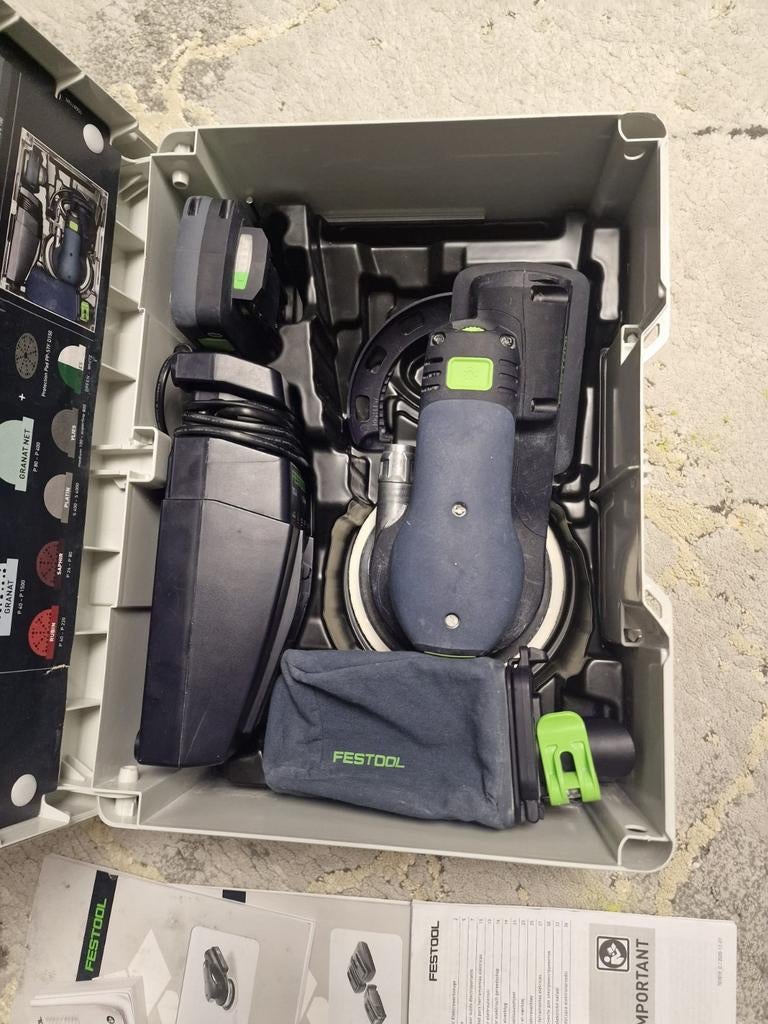 Festool ETSC 2 150 4.0, Ophalen, Minder dan 600 watt, Excentrische schuurmachine
