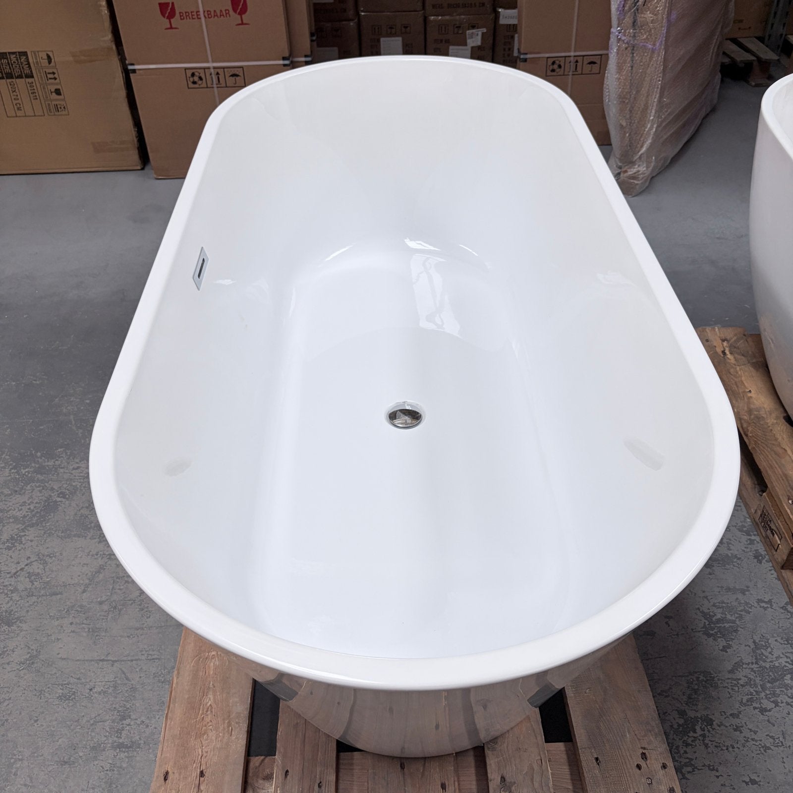 OP=OP bad ovaal 170 x 80 x 60 nr505, Ophalen of Verzenden, Nieuw