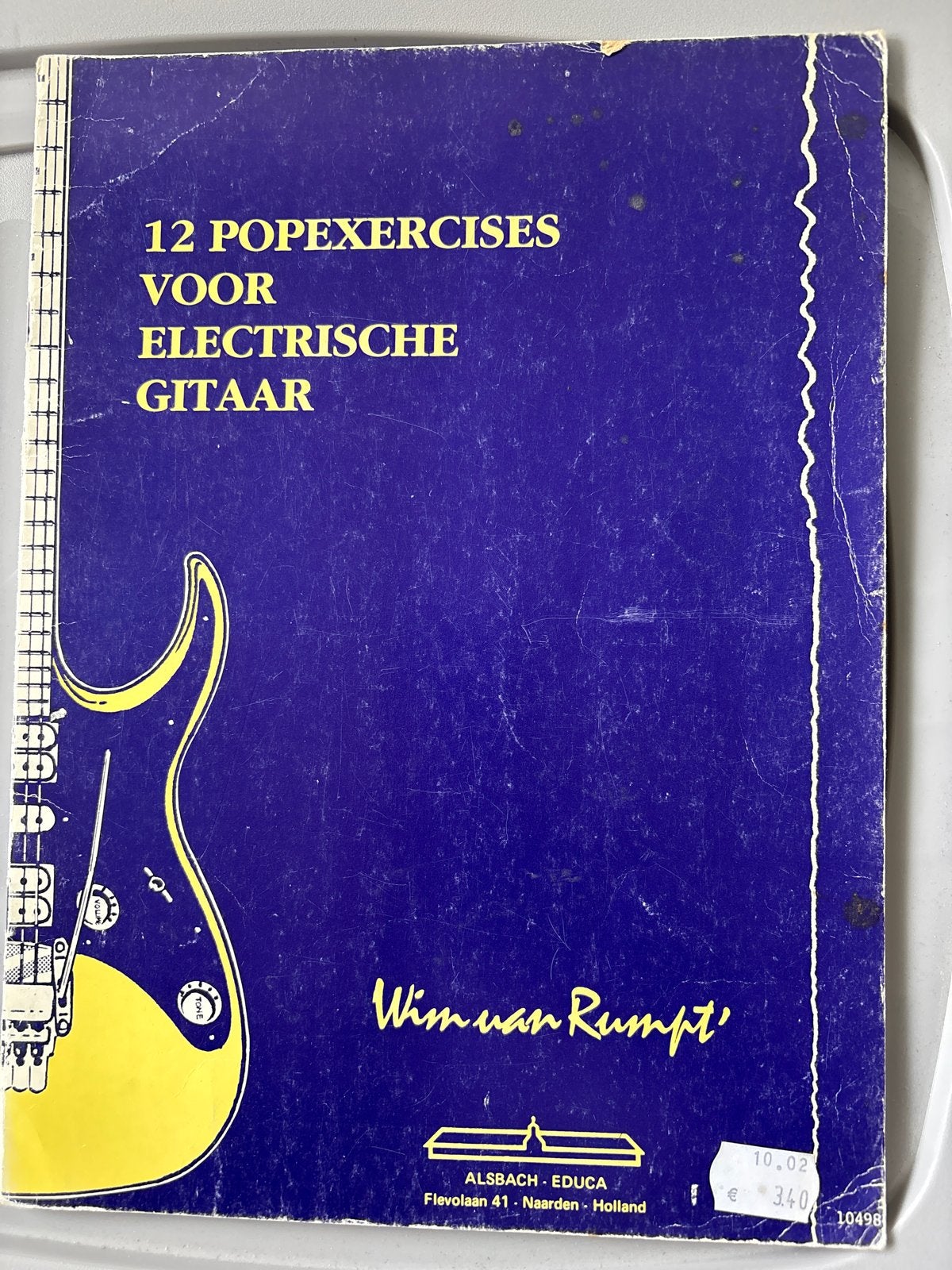 12 Popexercises voor Elektrische Gitaar - Wim van Rumpt, Les of Cursus, Ophalen of Verzenden, Populair, Gitaar