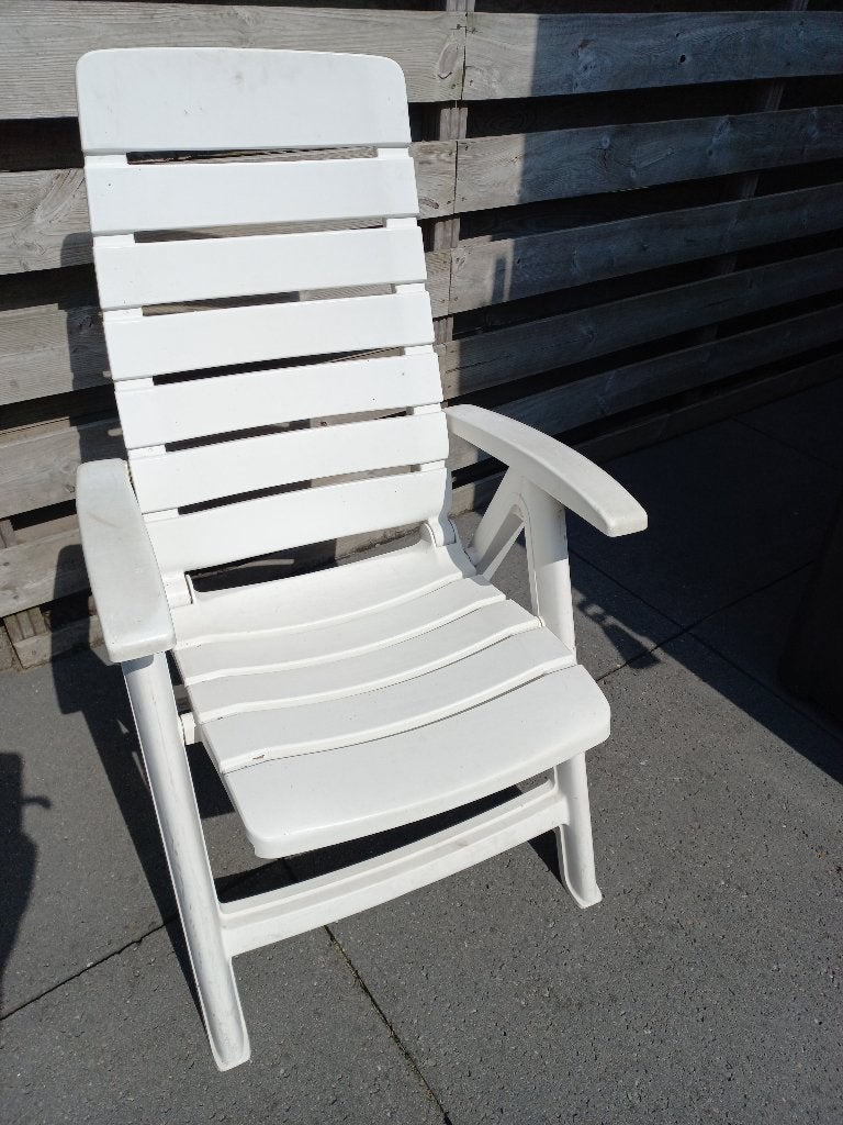 2  Hartman tuinstoelen, Ophalen, Gebruikt, Kunststof, Verstelbaar