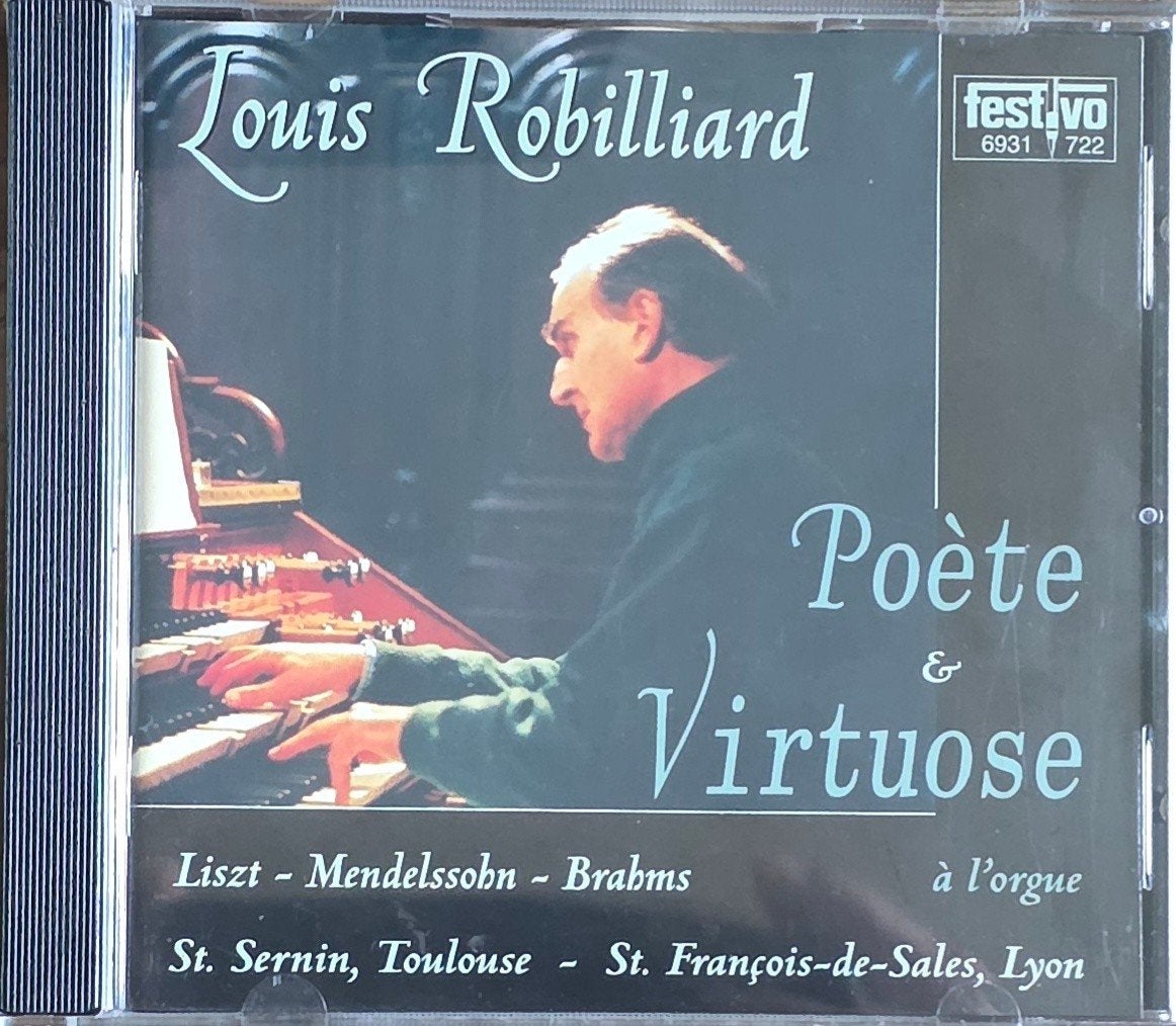 Nieuwstaat! Louis Robilliard - Poète & Virtuose à l'orgue CD, Ophalen of Verzenden, Zo goed als nieuw, Romantiek, Inclusief boekje