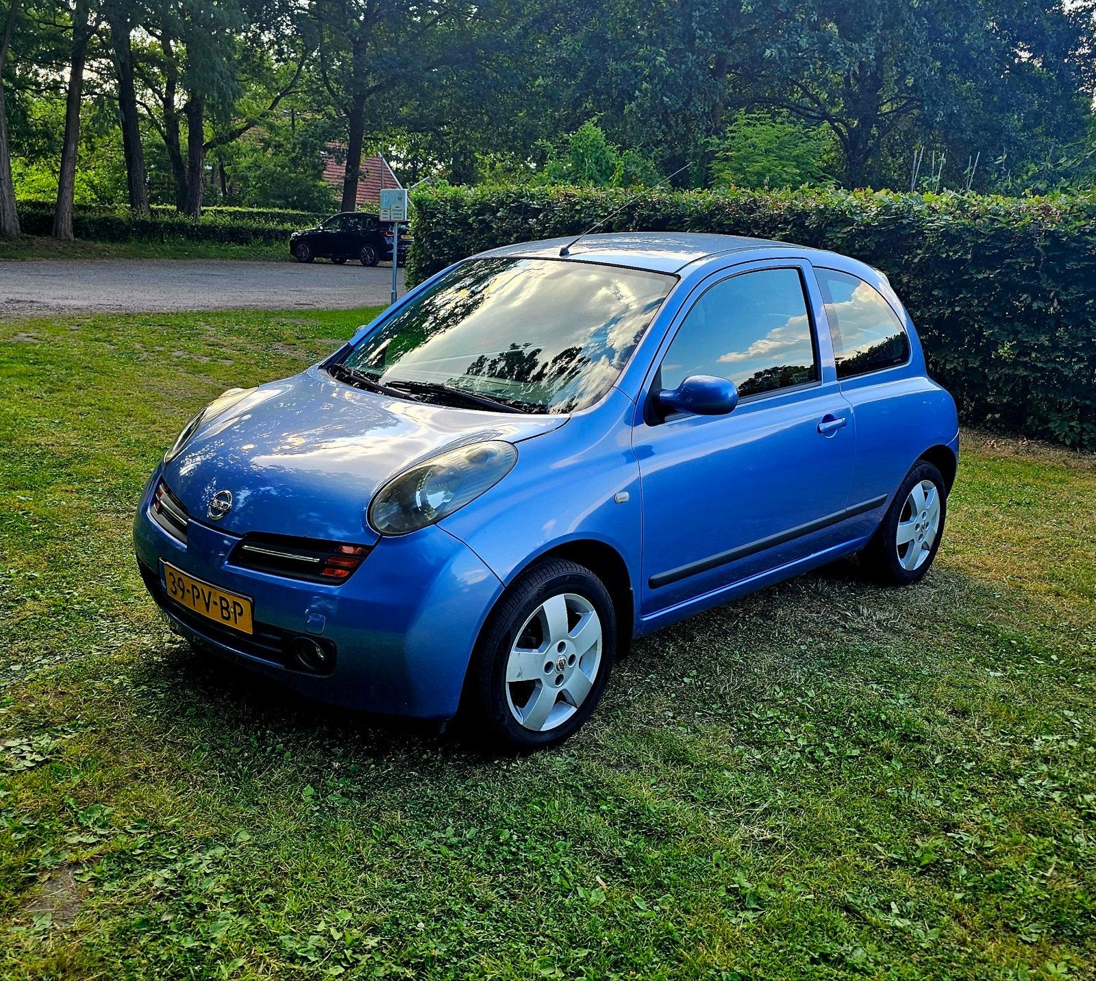Nissan Micra 1.4 3DR AUTOMAAT* N*APK *Dealer onderhouden *, 31 €/maand, 4 cilinders, Blauw, 730 kg
