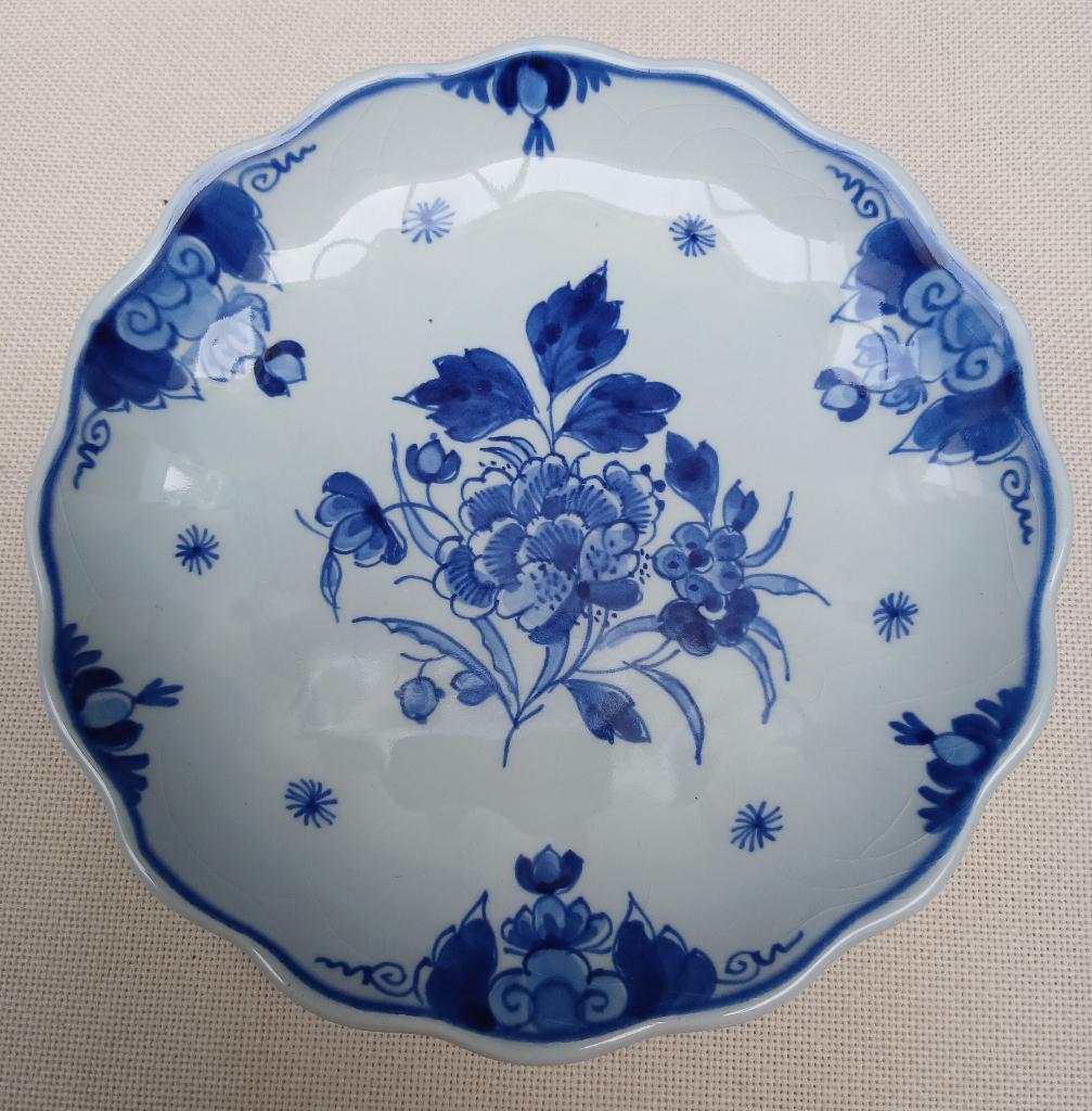 Porceleyne fles bordje, Ophalen of Verzenden