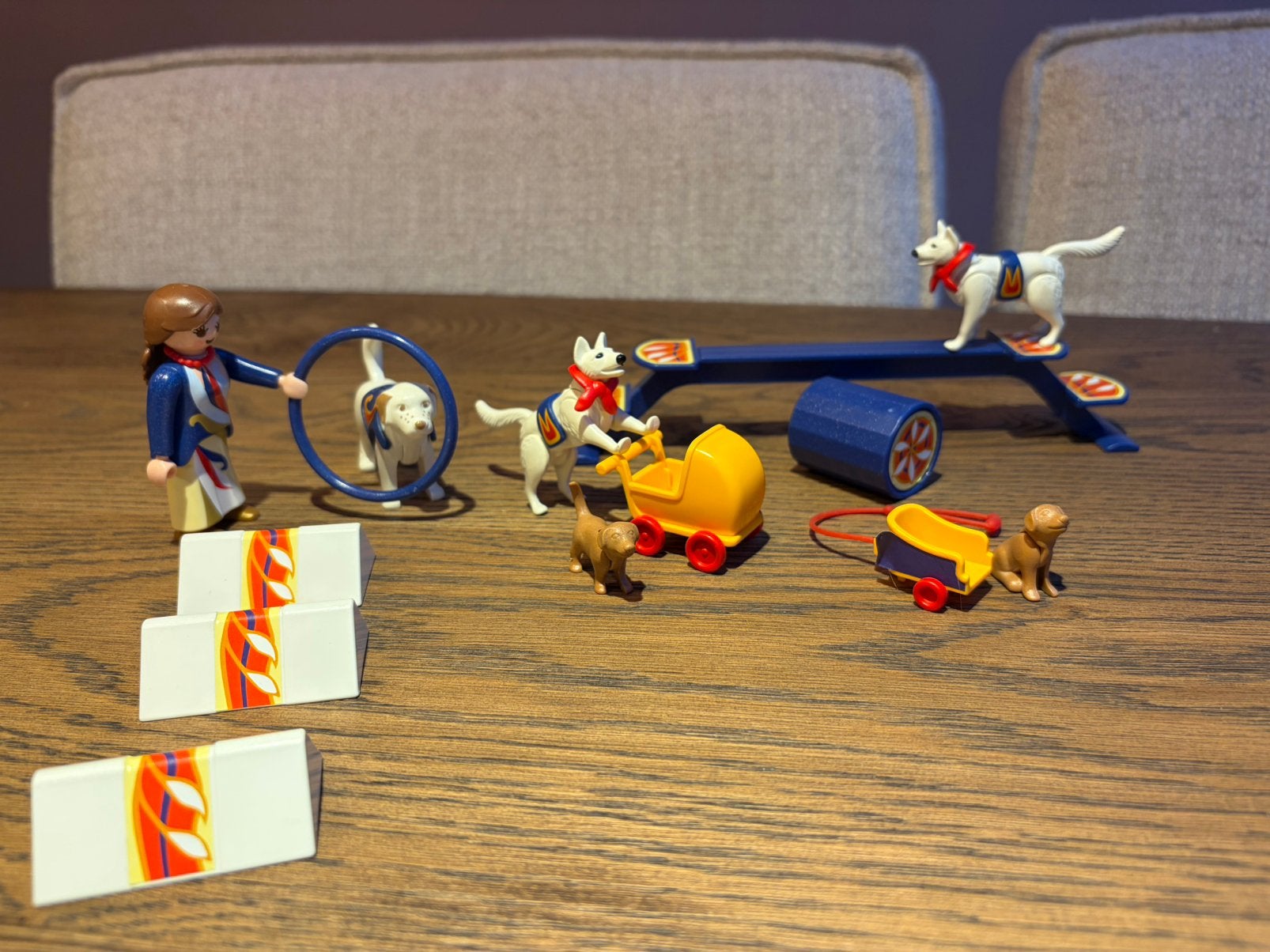 Playmobil Circus Hondenact 4237, Ophalen of Verzenden, Gebruikt, Complete set