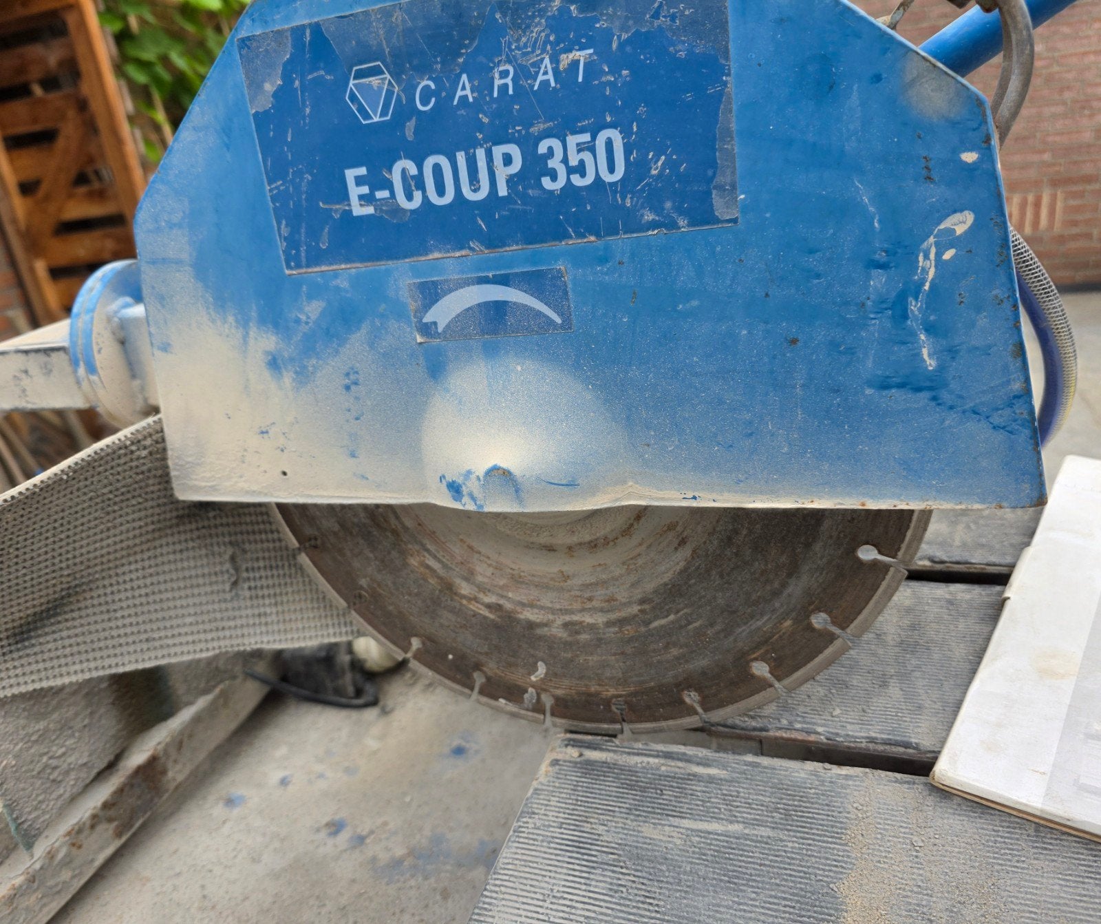 Carat E-Coup 350 Tegelzaag - Inclusief 3 Zaagbladen, Ophalen, Gebruikt, 70 mm of meer, 1200 watt of meer