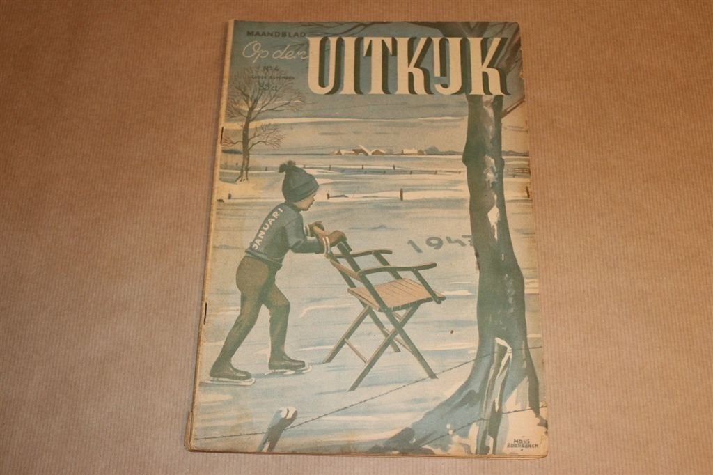 Maandblad Op den Uitkijk - No. 4 - 1947 - Zeldzaam, Ophalen of Verzenden, 1940 tot 1960, Knipsel(s)