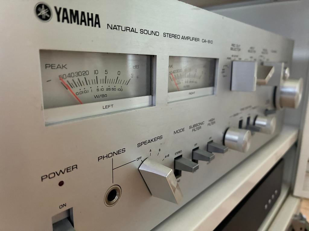 Yamaha CA-810 versterker, Audio, Tv en Foto, Versterkers en Receivers, Ophalen, Gebruikt, Yamaha, 60 tot 120 watt