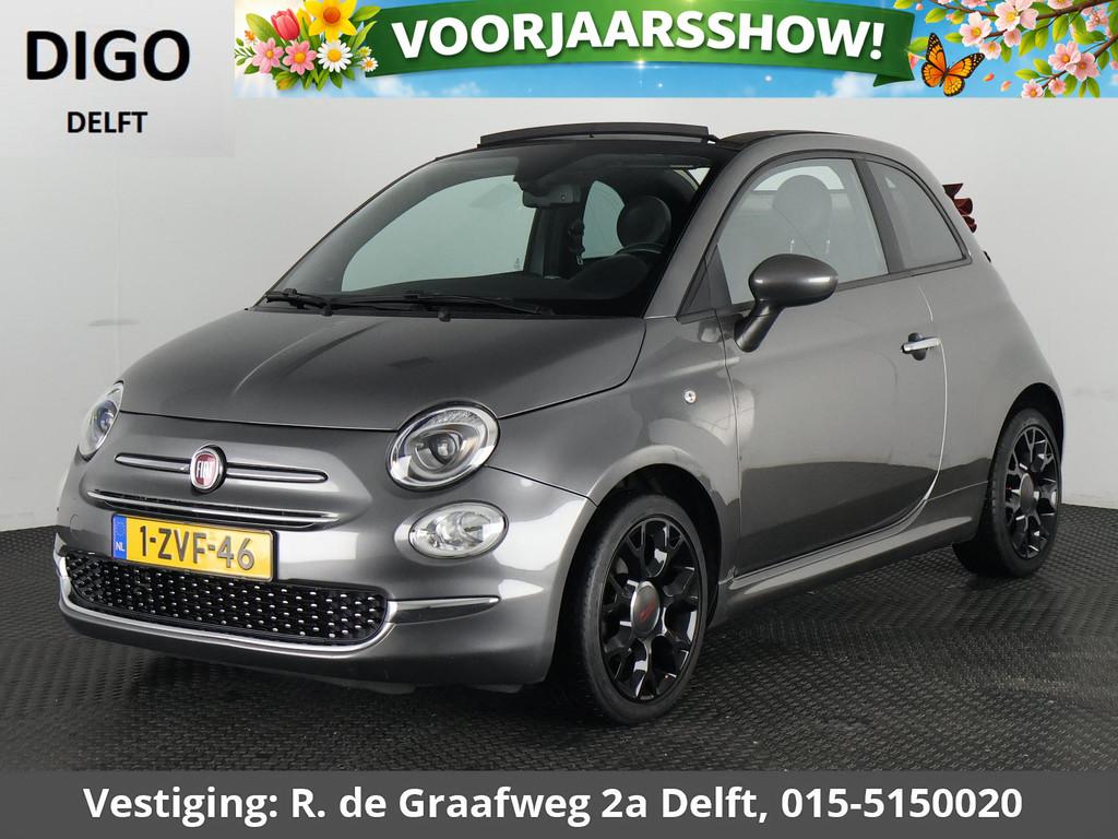 Fiat 500 C 0.9 TwinAir Turbo 500S Cabrio | Climate Control |, Euro 6, Cabriolet, Leder en Stof, Parkeersensor