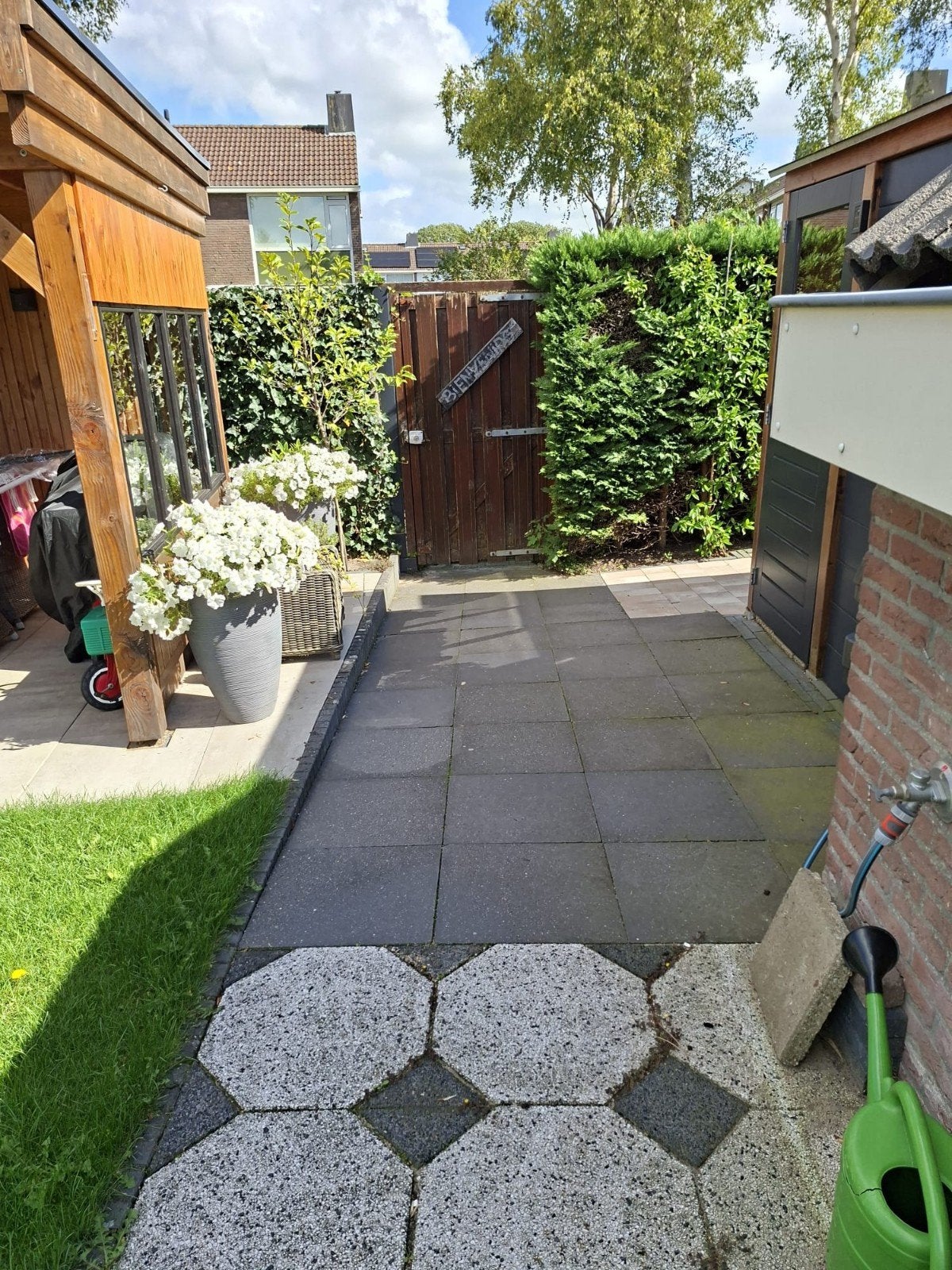 Terrastegels gratis af te halen in Oudorp., Ophalen of Verzenden, Gebruikt, Beton, Terrastegels