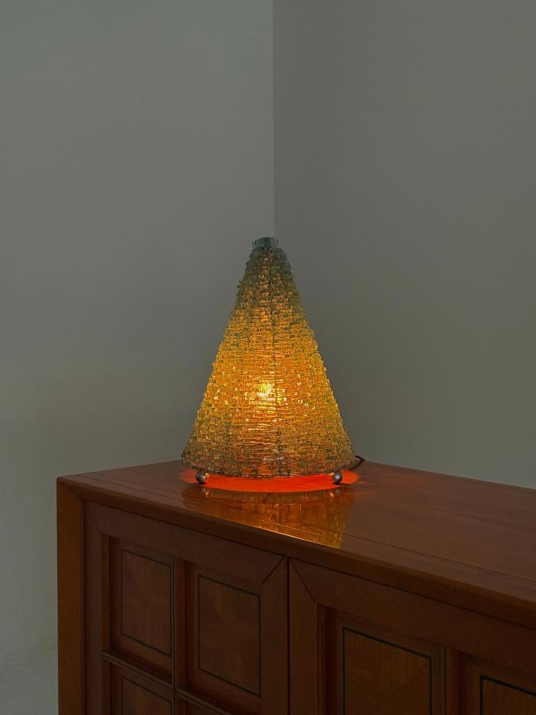 Vintage Tao Tesserine pyramide lamp, Antiek en Kunst, Ophalen of Verzenden