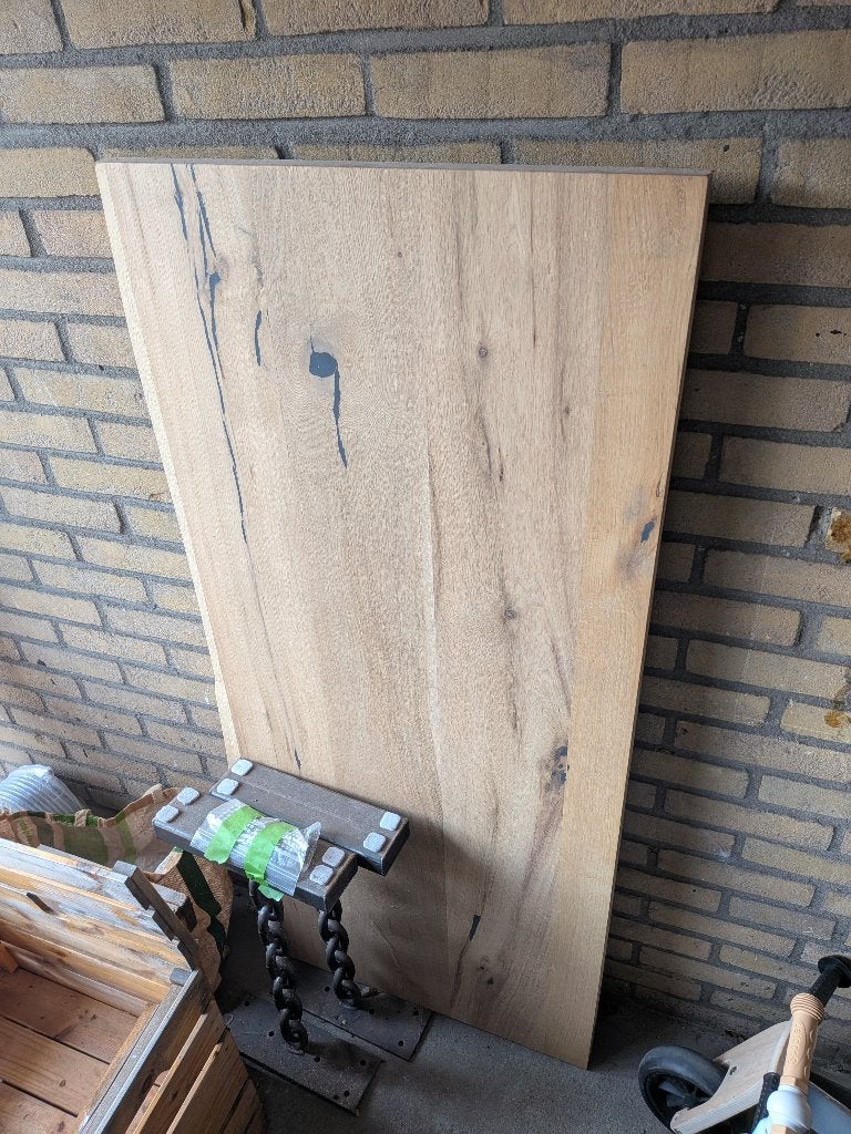 Kinderbureau hout, Ophalen, Demontabel, Gebruikt, 63 cm