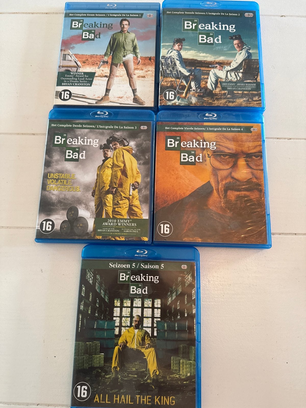 Breaking Bad - Complete Serie (Seizoenen 1-5) Blu-ray, Ophalen, Vanaf 16 jaar, Misdaad, Complete serie
