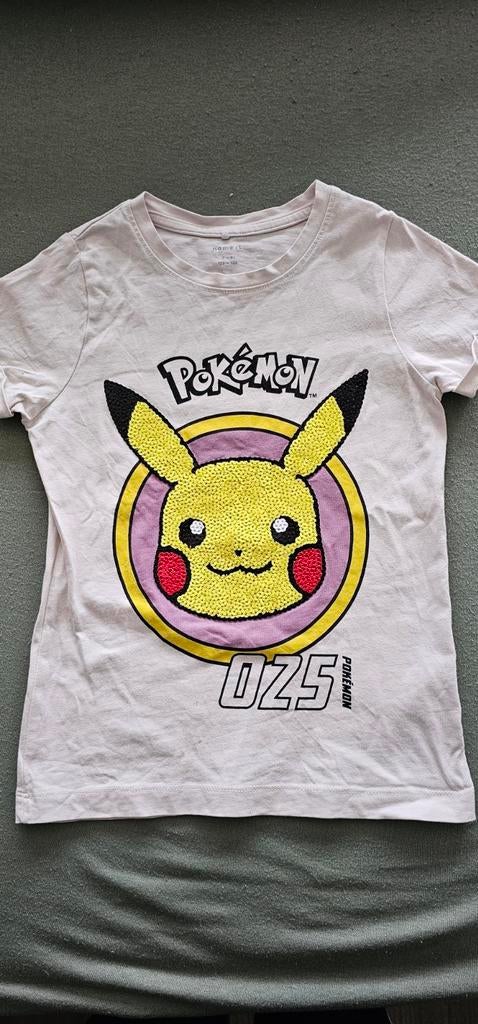 Name It Pokémon T-shirt maat 122/128, Ophalen, Gebruikt, Jongen of Meisje, Shirt of Longsleeve