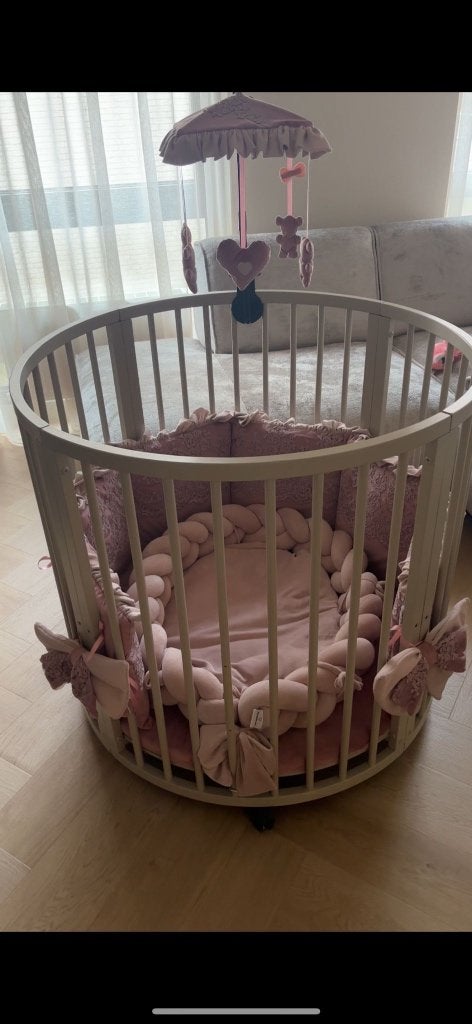 Baby box rond, Kinderen en Baby's, Ophalen, Gebruikt, Rond, Wieltjes