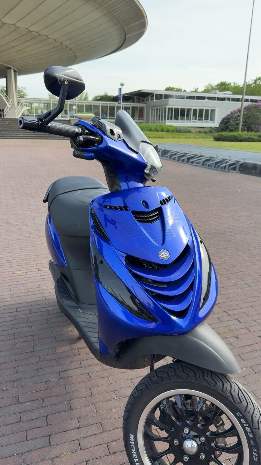 Piaggo Zip 80cc Malossi Akrapovic - 2017 4T, Ophalen, Maximaal 45 km/u, Zip, Zo goed als nieuw