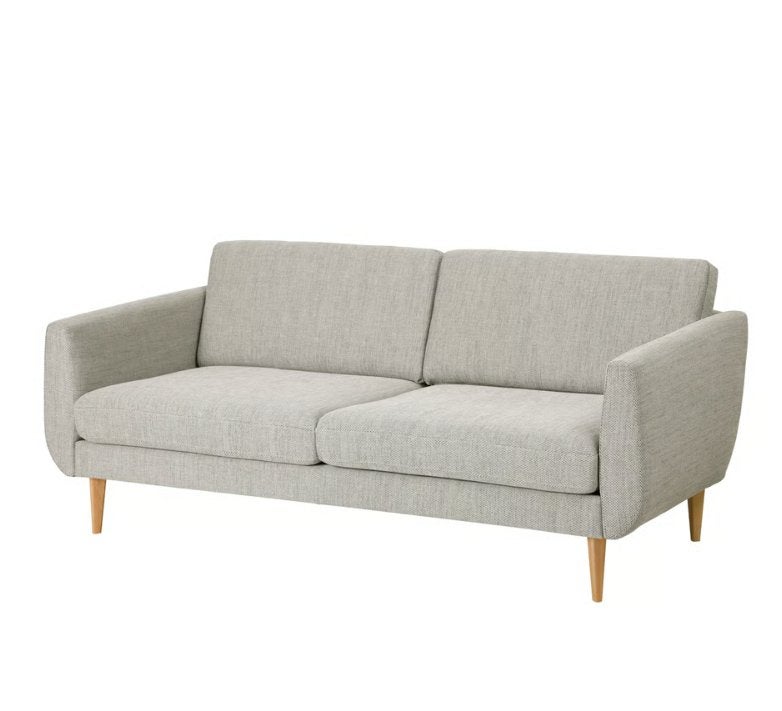 Bank 3-zits – Beige – Zeer goede staat, Huis en Inrichting, Ophalen, Driepersoons, 75 tot 100 cm, Zo goed als nieuw