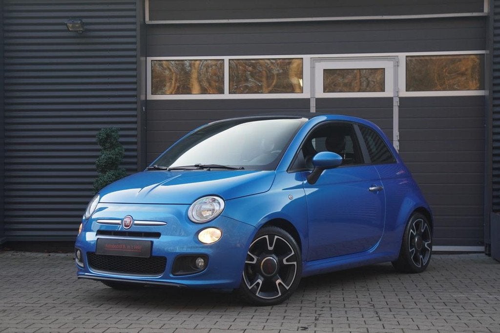 Fiat 500 C 1.2 500S DIGITALE COCKPIT LEDER AIRCO PDC ARMSTEU, Auto's, Fiat, Gebruikt, 4 cilinders, Cabriolet, Leder en Stof