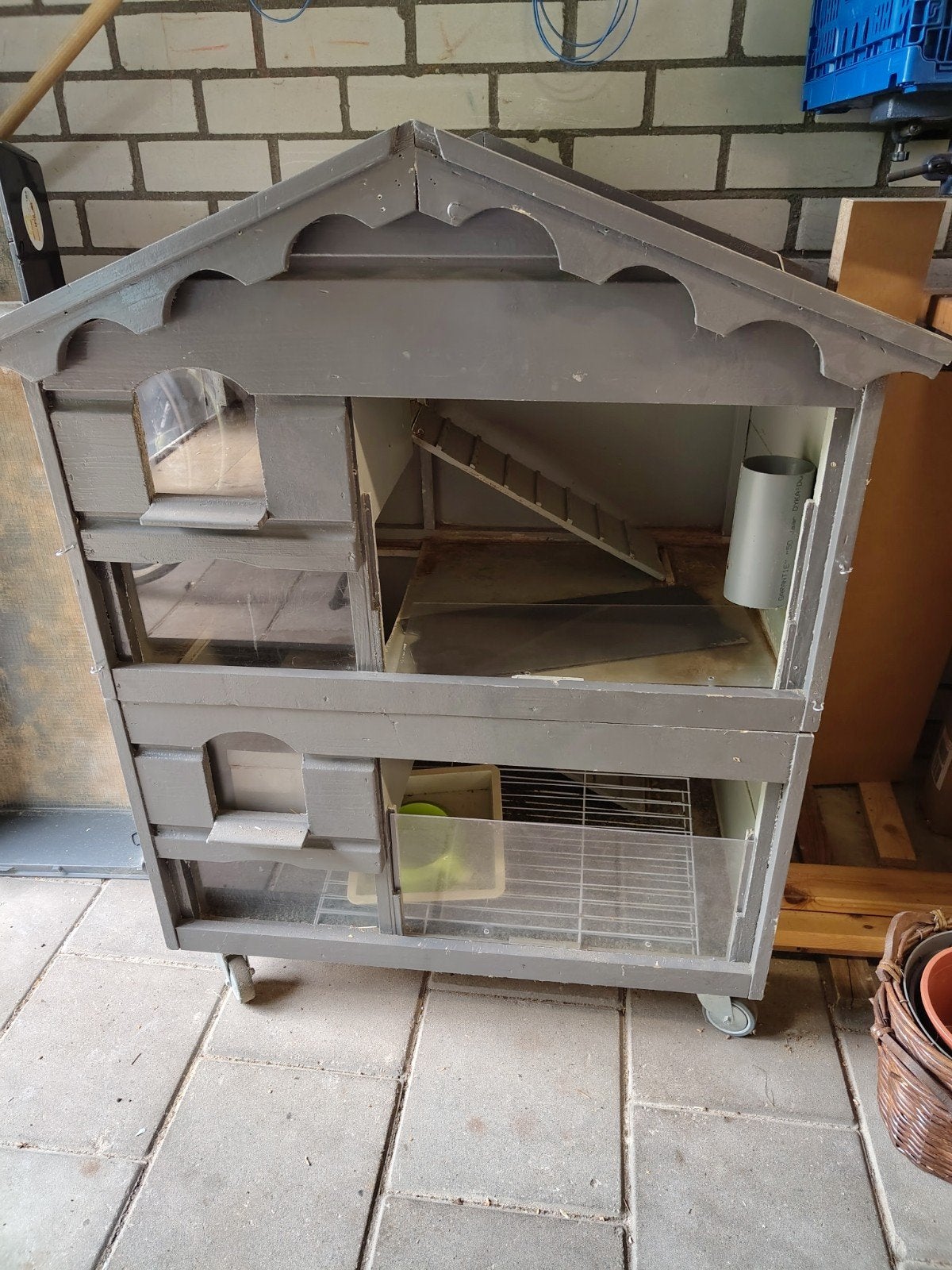 cavia en/of konijnenhok voor binnen en buiten, Dieren en Toebehoren, Knaagdieren en Konijnen | Hokken en Kooien, Ophalen, Gebruikt
