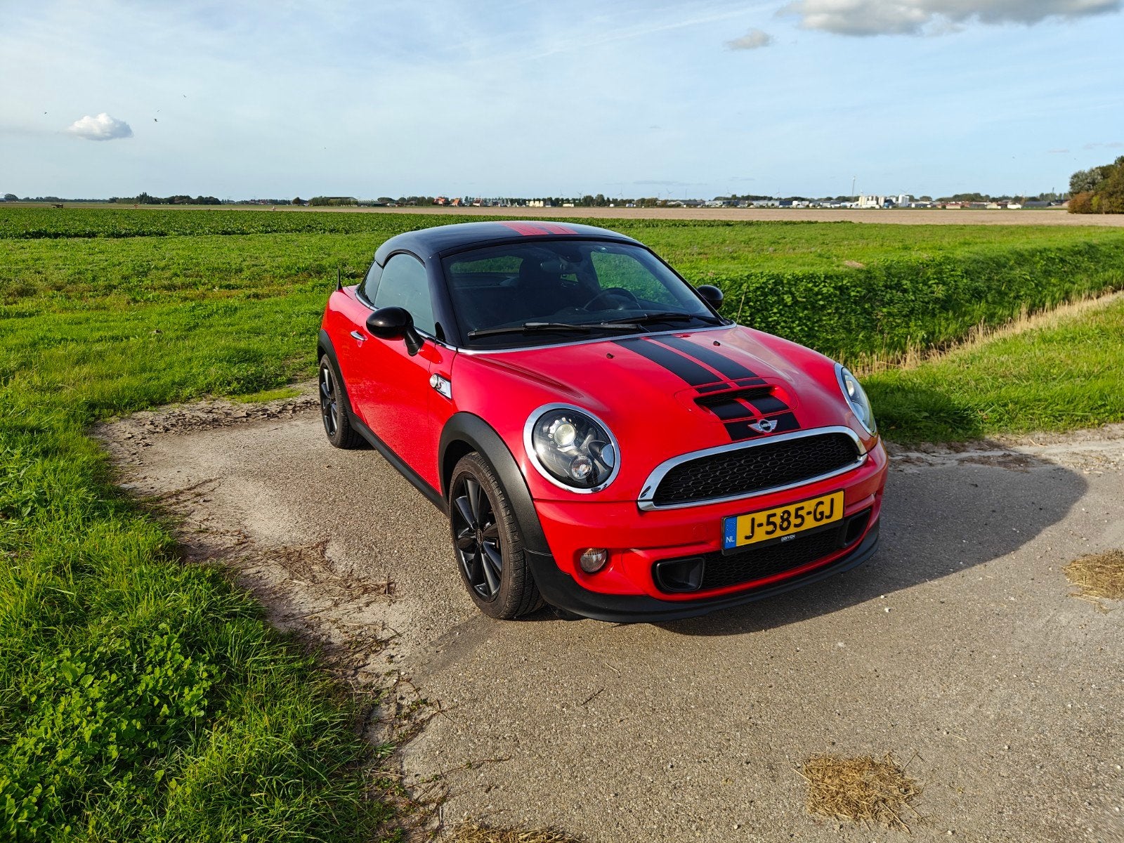 Mini Coupé (r58) 1.6 Cooper S, Auto's, Automatische klimaatregeling, Zwart, 4 cilinders, Leder en Stof