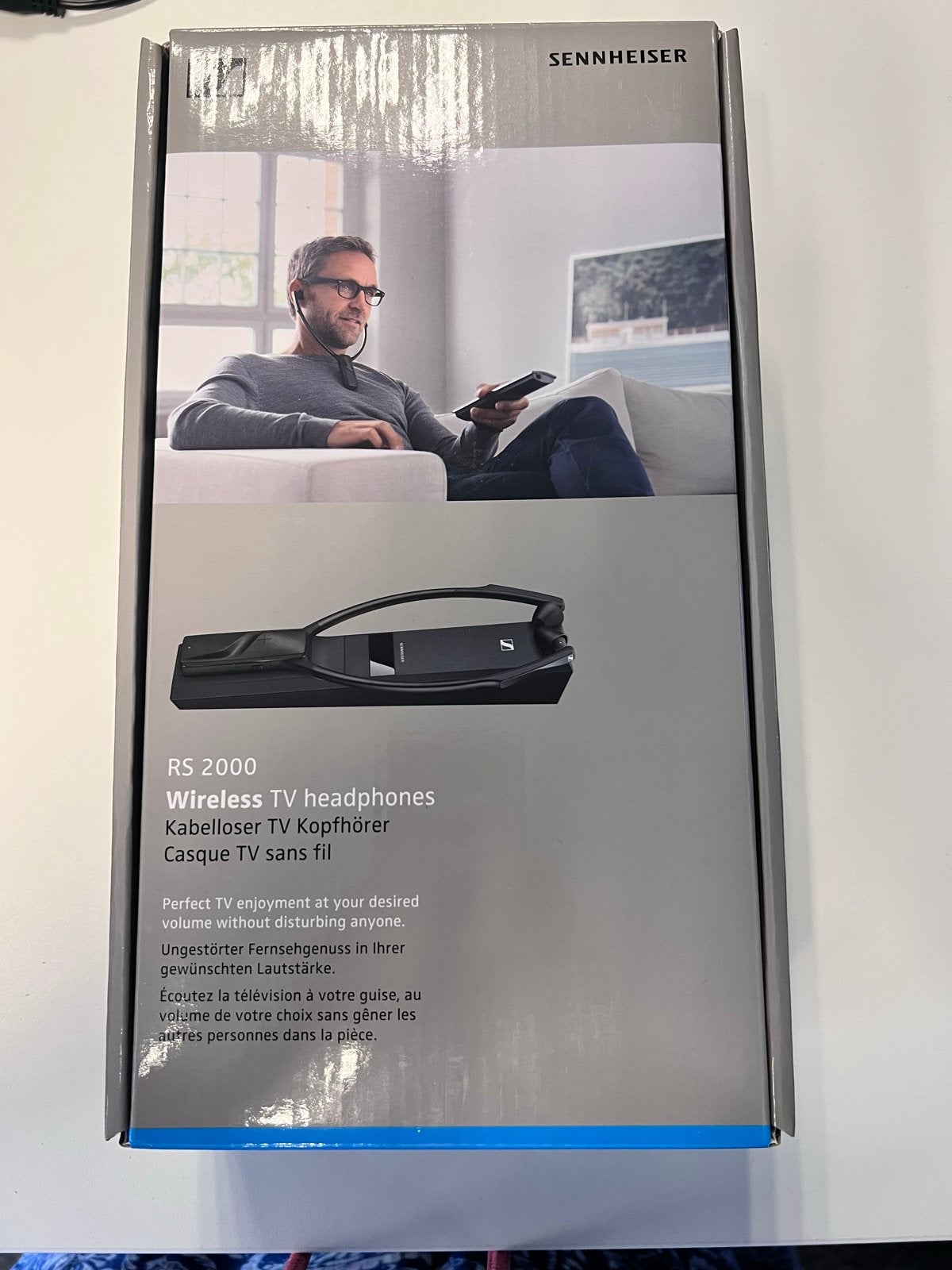 Sennheiser RS 2000 Draadloze TV Hoofdtelefoon, Sennheiser, Ophalen of Verzenden, Zo goed als nieuw, Over-ear