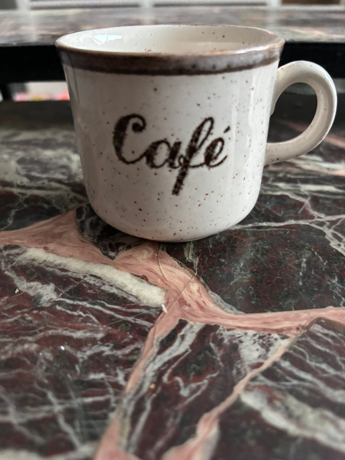 Koffiemok, Ophalen of Verzenden, Zo goed als nieuw, Overige stijlen, Overige typen