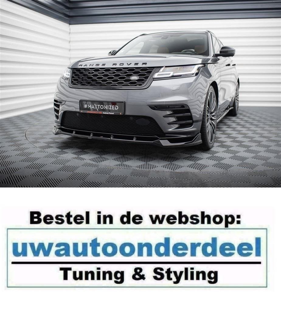 Maxton Design Spoiler Splitter Lip Range Rover Velar R Dynam, Auto diversen, Tuning en Styling, Verzenden