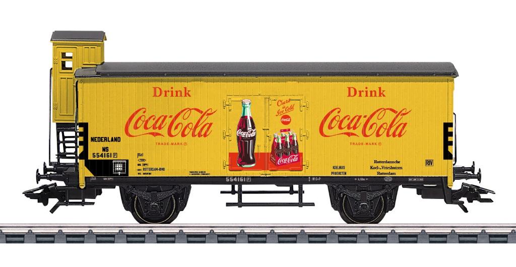 Marklin H0 48936 - Koelwagen Coca-Cola v.d. NS in ovp, Wisselstroom, Ophalen of Verzenden, NS, Märklin