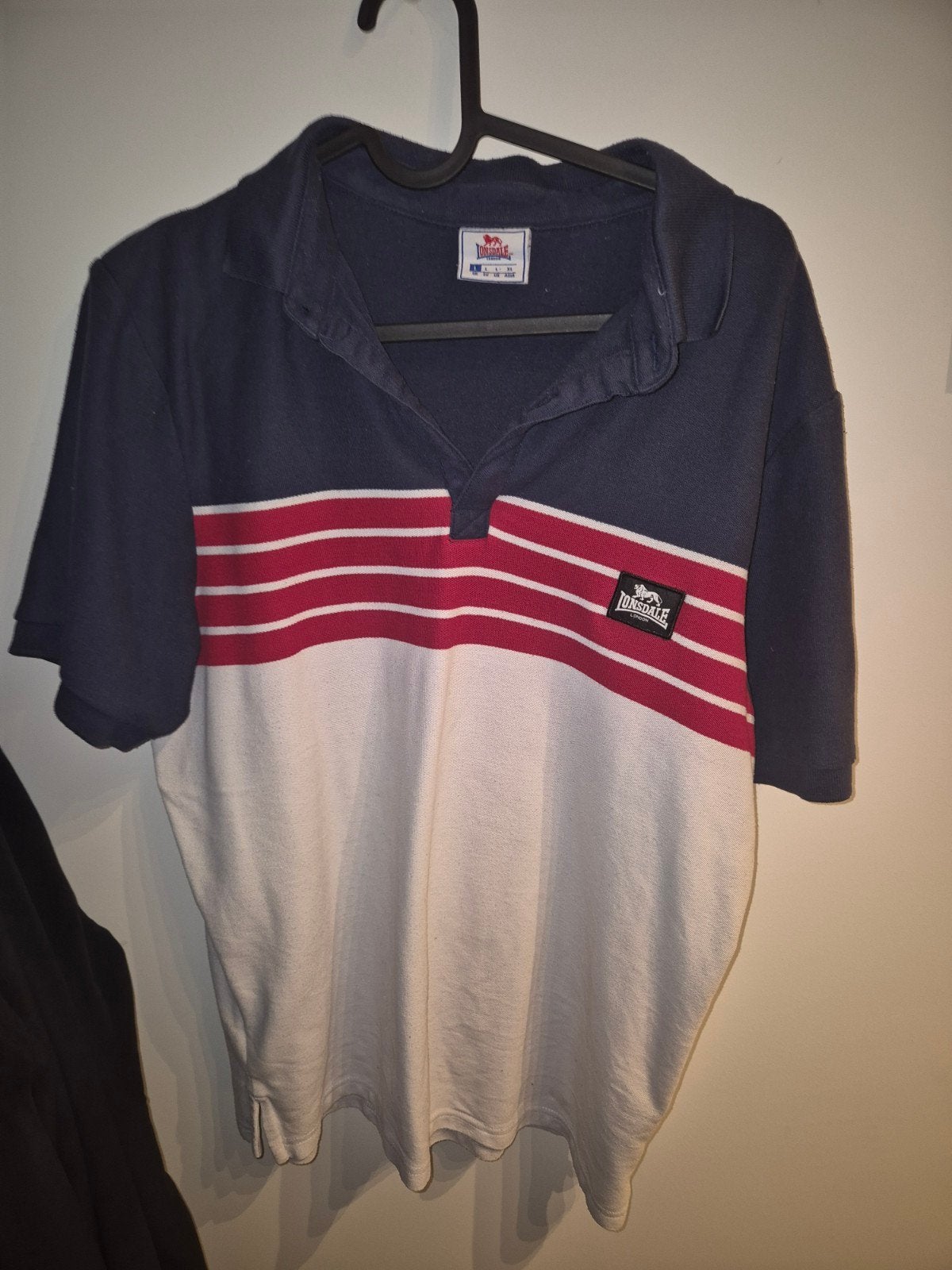 Lonsdale Polo Shirt - Blauw, Rood, Wit, Ophalen of Verzenden