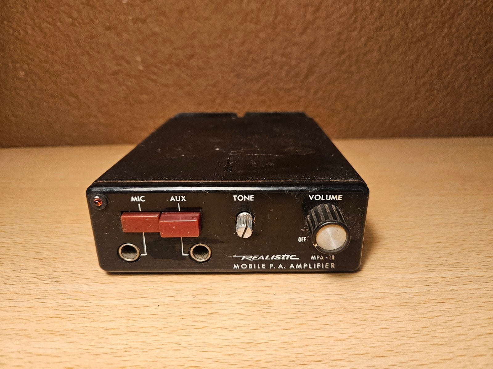 Realistic MPA-10 Mobiele PA Versterker - Vintage Radio Shack, Audio, Tv en Foto, Overige merken, Ophalen of Verzenden, Minder dan 60 watt