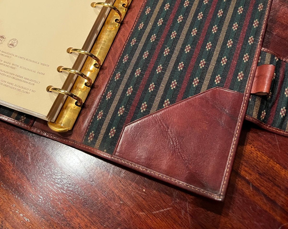 Leren Nikolai by Piquadro Organizer/Agenda, Ophalen of Verzenden, Zo goed als nieuw