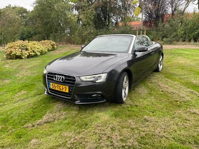 Audi A5 1.8 Tfsi 130KW Cabriolet 2012 Grijs, Auto's, Voorwielaandrijving, Dealer onderhouden, Zwart, Cabriolet