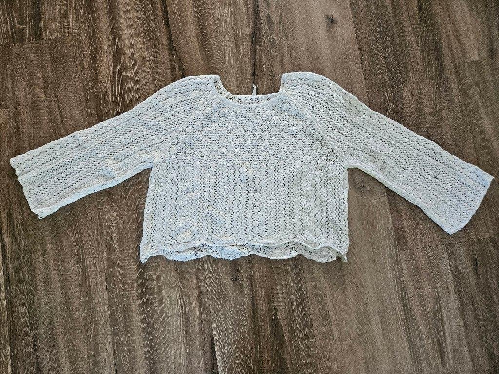 Top truitje wit gehaakt Only XL 46 Ibiza bijna nieuw, Only, Wit, Maat 46/48 (XL) of groter, Ophalen of Verzenden