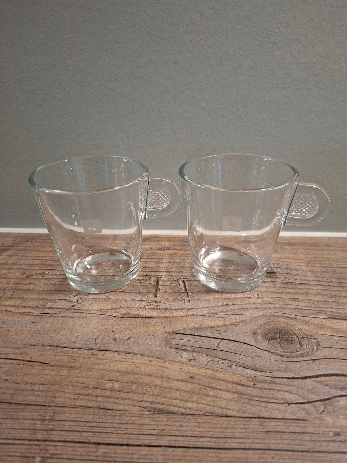 Nespresso lungo kopjes, Huis en Inrichting, Ophalen of Verzenden, Overige stijlen, Kop(pen) en/of Schotel(s), Glas