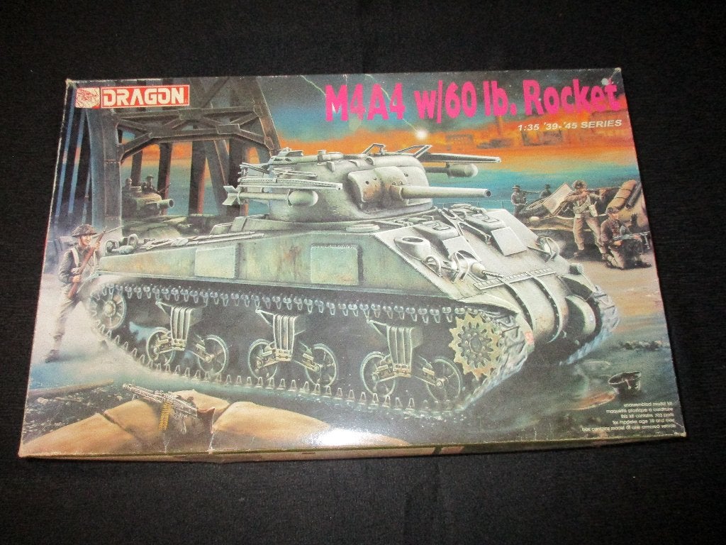 D-552,DRAGON 1-35,NO,6041,M4A4 w/60 lb. Rocket, Overige merken, 1:32 tot 1:50, Overige typen, Nieuw